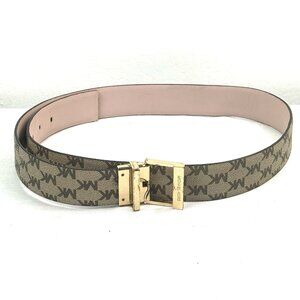 MK Michael Kors Monogram Belt  Sand Womens Size XL preowned